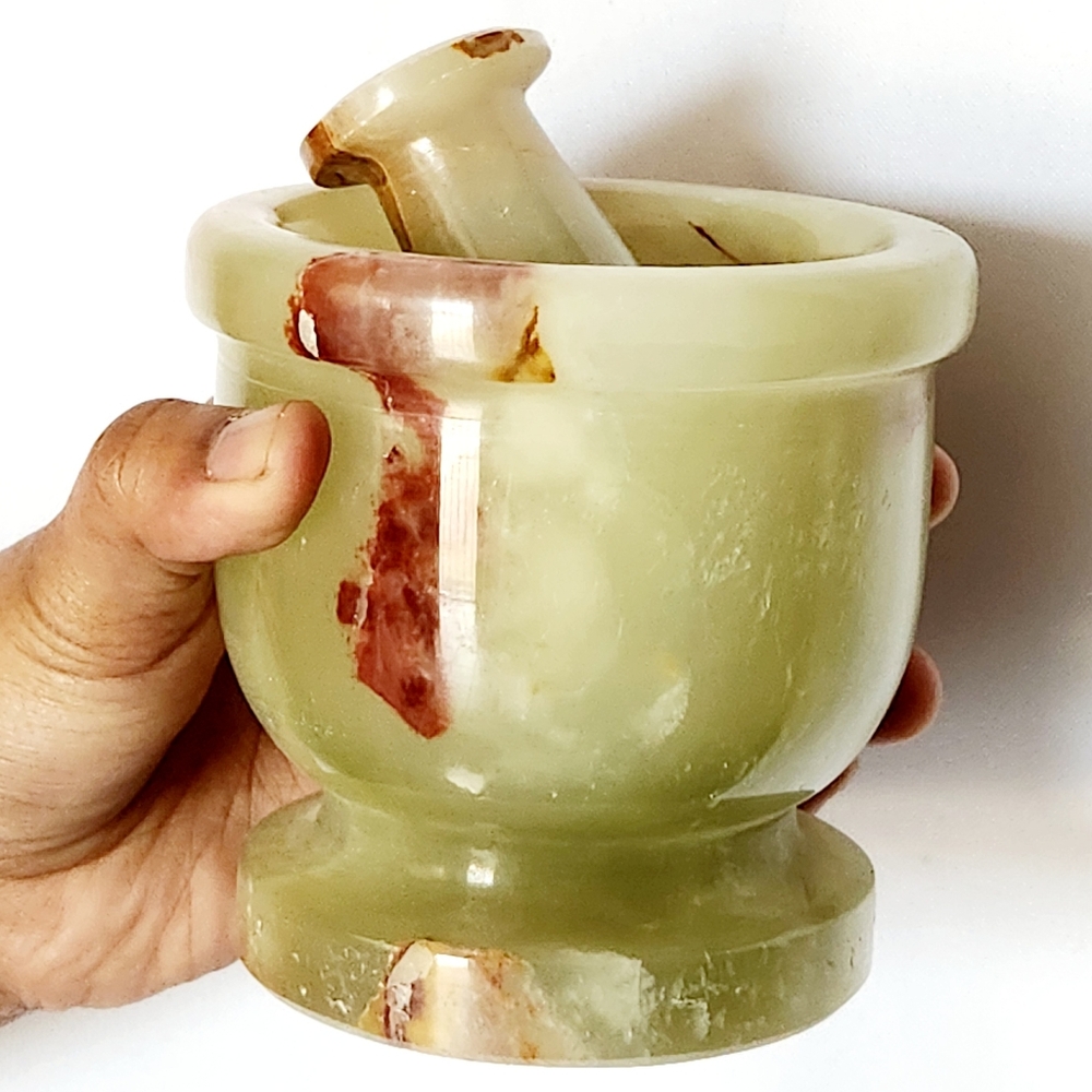 Onyx Mortar and Pestle (Large)